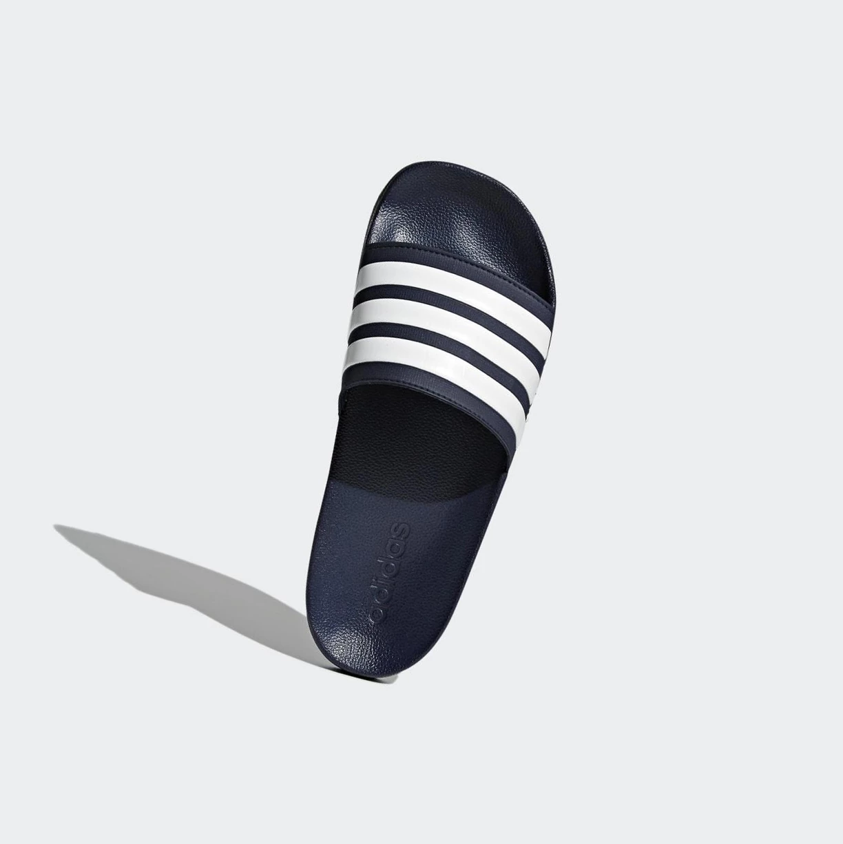 Slapky Adidas Adilette Cloudfoam Panske Modre | 640SKXKBLVA