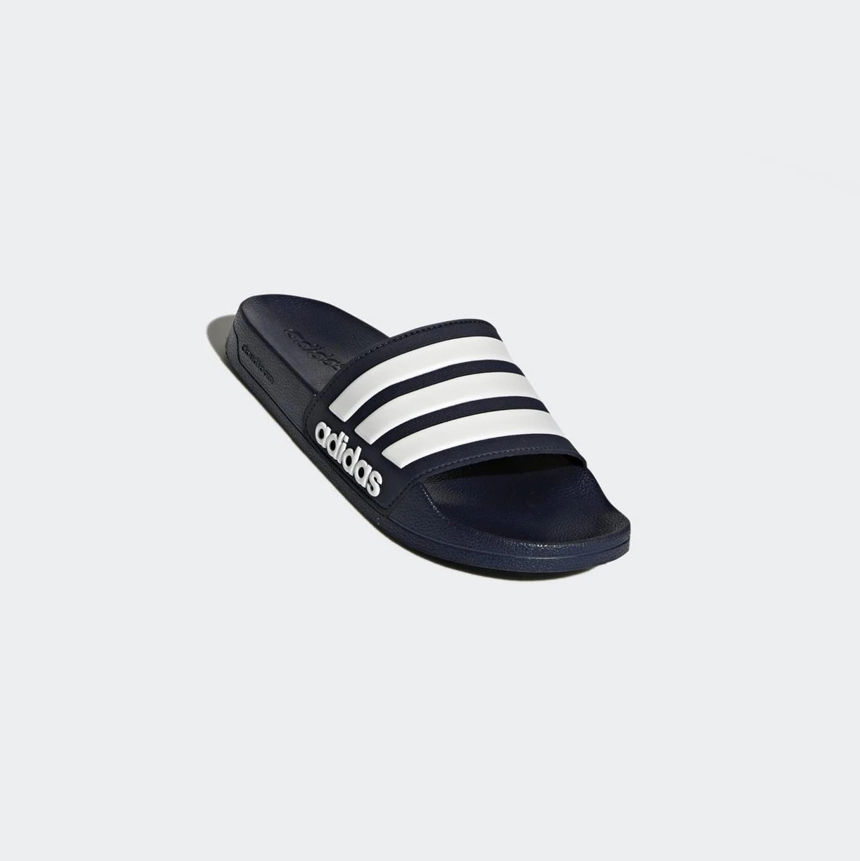 Slapky Adidas Adilette Cloudfoam Panske Modre | 640SKXKBLVA