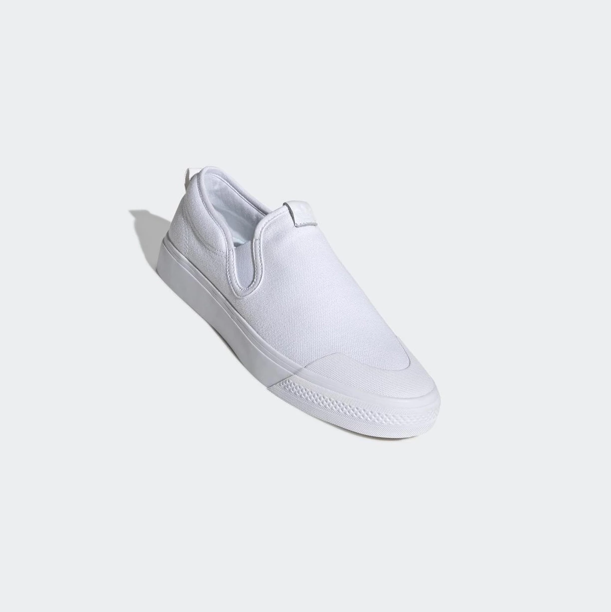 Slip on Adidas Nizza Panske Biele | 286SKTRWCIM